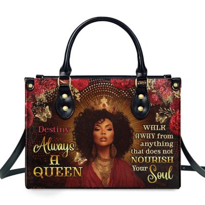 Always A Queen - Personalized Leather Handbag