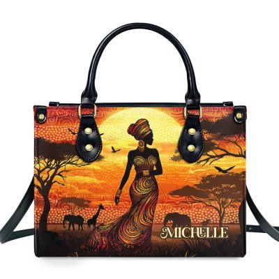 The Safari - Personalized Leather Handbag