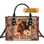 The Queen - Personalized Leather Handbag Sblhbln1107