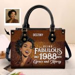 Being Fabulous - Personalized Leather Handbag