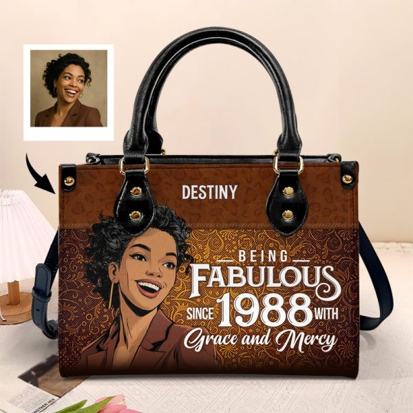 Being Fabulous - Personalized Leather Handbag