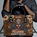Melanin Rodeo Queen - Personalized Leather Handbag