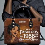 Being Fabulous - Personalized Leather Handbag