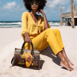 African Heritage  - Personalized Leather Handbag