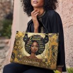 Africa Sunflower  - Personalized Leather Handbag