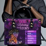 God Is Rewriting My Story - Personalized Leather Handbag