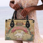 Stay Pawsitive - Personalized Leather Hand Bag Sblhbha29