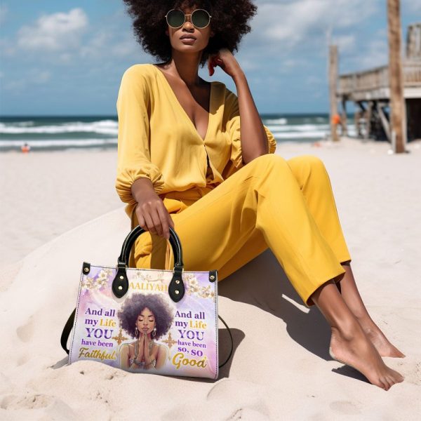 And All My Life You Have Been Faithful - Personalized Leather Handbag Sblhblha2294T