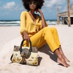 A Gorgeous Black Queen - Personalized Leather Handbag Sblhblm1097Ta