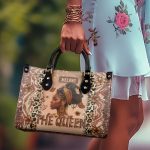 The Queen - Personalized Leather Handbag Sblhbln1107