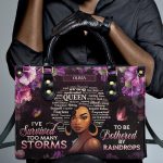 I'Ve Survived Too Many Storms - Personalized Leather Handbag