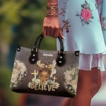Believe - Personalized Leather Handbag Sblhbha44