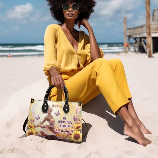 Be Your Own Kind Of Beautiful - Personalized Leather Handbag