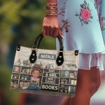 Just A Girl Who Loves Books - Personalized Leather Handbag Sblhbmn1830M