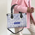 God Says I Am - Personalized Leather Handbag