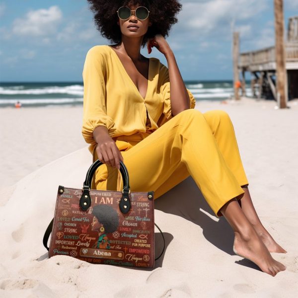 I Am Chosen - Personalized Leather Handbag