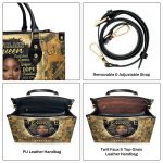 Africa Sunflower  - Personalized Leather Handbag