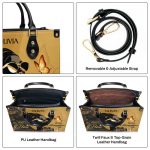 I Can Do All Things Through Him - Personalized Leather Handbag