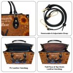 My Favorite Person Calls Me Mom - Personalized Leather Handbag Stb212