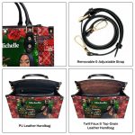 She Who Kneels Before God Can Stand Before Anyone - Personalized Leather Handbag