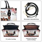 Blessed To Be Called  - Personalized Leather Handbag