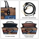 Be Strong Be Brave Be Fearless - Personalized Leather Handbag Sblhblm1135L
