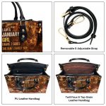 I Am A Girl - Personalized Leather Handbag