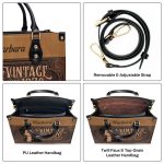 Vintage Brown - Personalized Leather Handbag