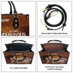 Being Fabulous - Personalized Leather Handbag