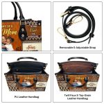 Anatomy Of A Mom - Personalized Leather Handbag