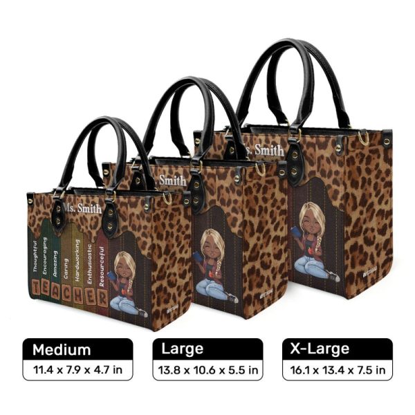 Teacher - Personalized Leather Handbag Sblhbll1939Ta