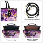 She Is - Personalized Leather Handbag
