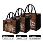 Being Fabulous - Personalized Leather Handbag
