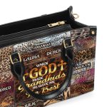 When God Made Grandkids He Gave Me The Best - Personalized Leather Handbag Mb98