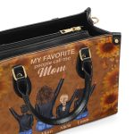 My Favorite Person Calls Me Mom - Personalized Leather Handbag Stb212