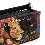 I Am A Fierce Spirit - Personalized Leather Handbag