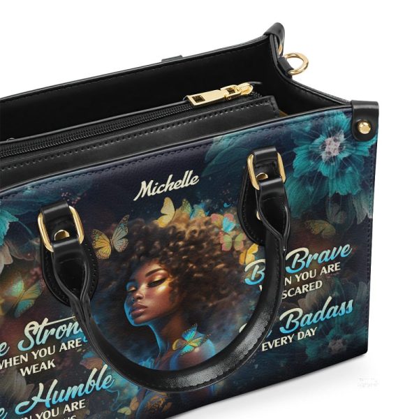 Be Badass Every Day - Personalized Leather Handbag