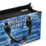 Birth Month Girl - Personalized Leather Handbag Sblhbha50