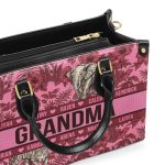 Blessed To Call Grandma - Personalized Leather Handbag