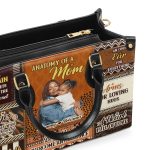 Anatomy Of A Mom - Personalized Leather Handbag