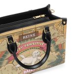 Stay Pawsitive - Personalized Leather Hand Bag Sblhbha29