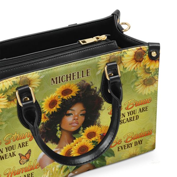 Be Badass Every Day - Personalized Leather Handbag