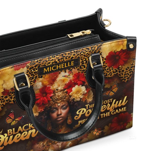 Black Queen - Personalized Leather Handbag