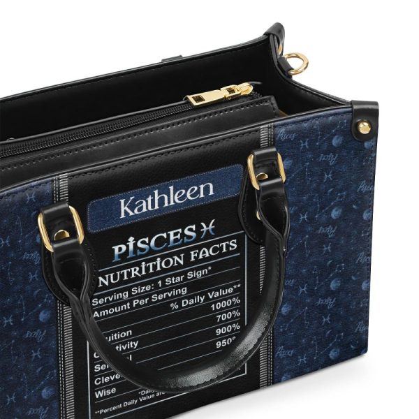 Nutrition Facts - Personalized Leather Handbag Mb92