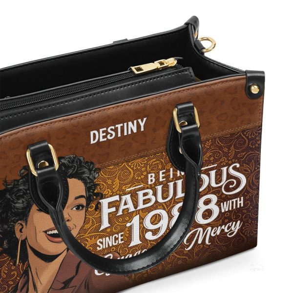 Being Fabulous - Personalized Leather Handbag