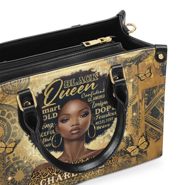 Africa Sunflower  - Personalized Leather Handbag