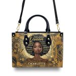 Africa Sunflower  - Personalized Leather Handbag