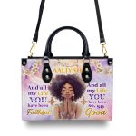 And All My Life You Have Been Faithful - Personalized Leather Handbag Sblhblha2294T