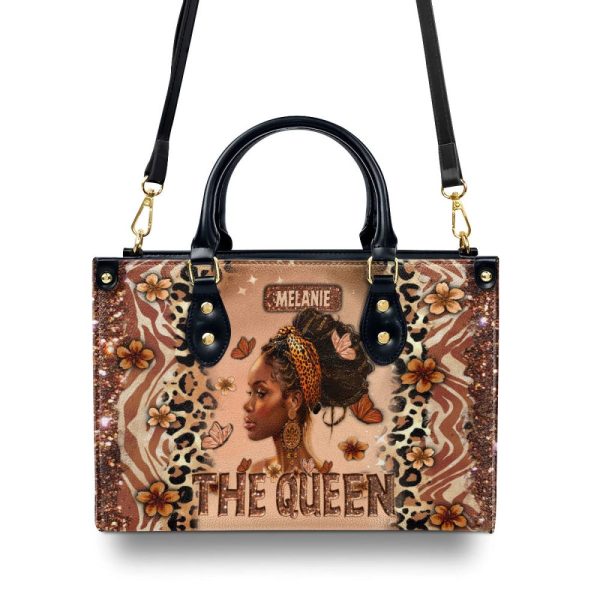 The Queen - Personalized Leather Handbag Sblhbln1107