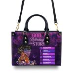 God Is Rewriting My Story - Personalized Leather Handbag